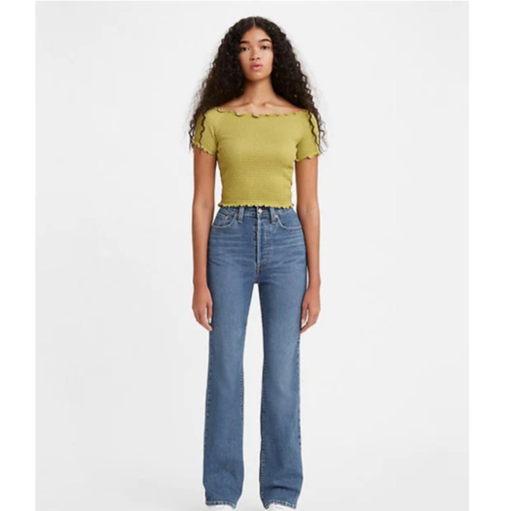 LEVI'S Ribcage Flare Denim Jean // 27W x 33L
